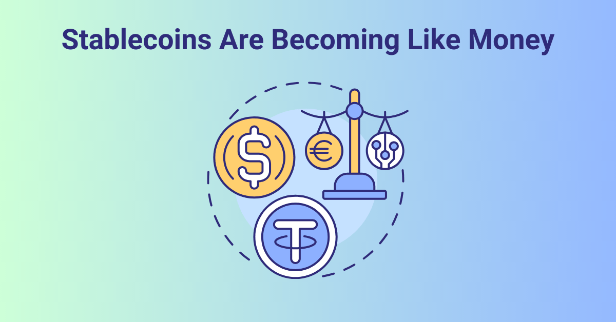 Stablecoins are becoming just like money - Olaf Ransome