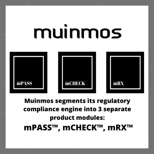 Muinmos Segments Its Regulatory Compliance Engine Into 3 Modules