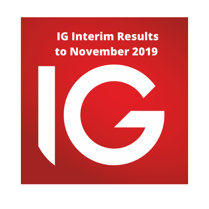 IG Releases Results for Half Year To November 2019: ESMA Client numbers up 4 per cent