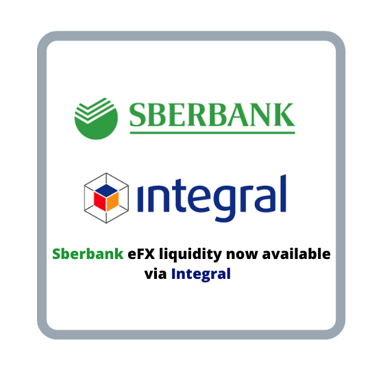 Sberbank eFX Pricing now available via Integral OCX