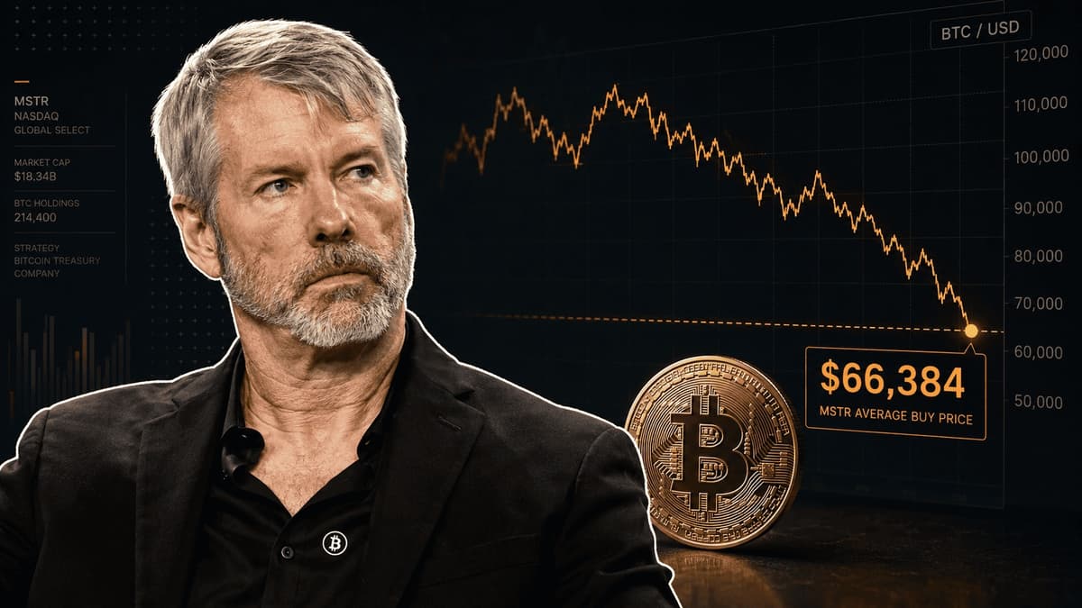 Image for Bitcoin Tests MicroStrategy’s Average Buy After Rare BTC Sale