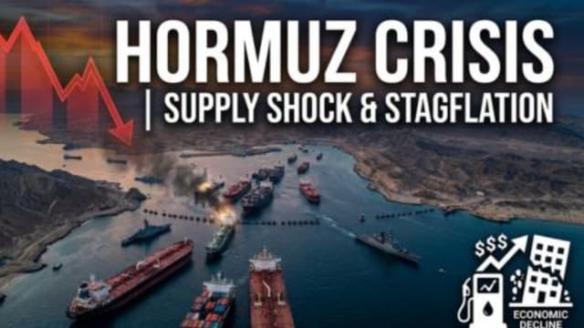 Image for article: The Hormuz Stagflation Trap, a synopsis