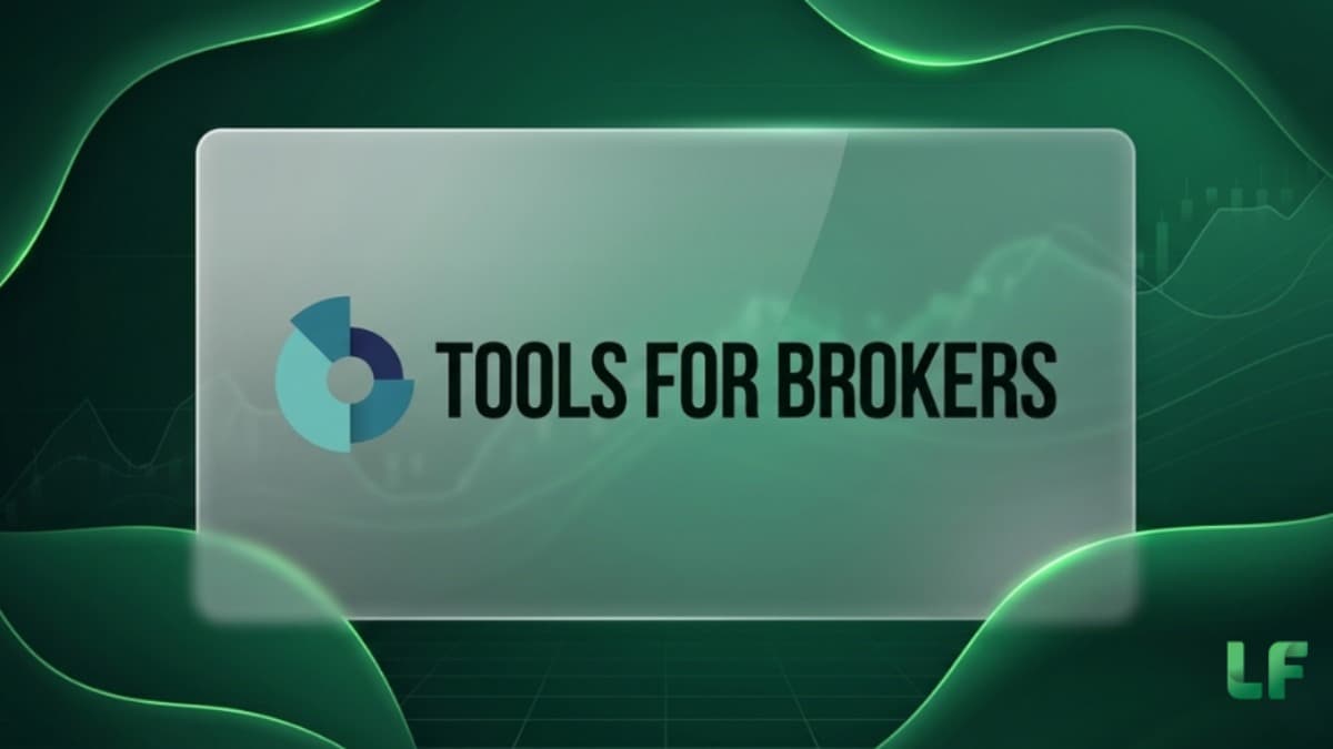 Tools for Brokers logo as a tile on a green background