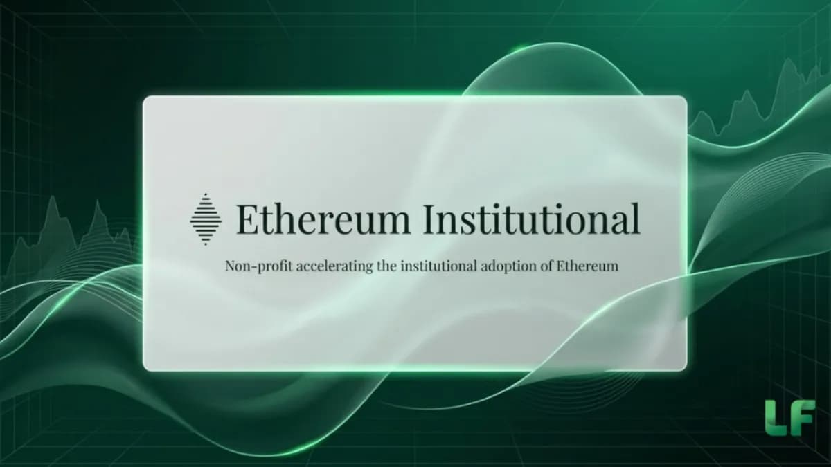 Ethereum Institutional Launches As Dedicated Institutional Front Door For Ethereum Ecosystem