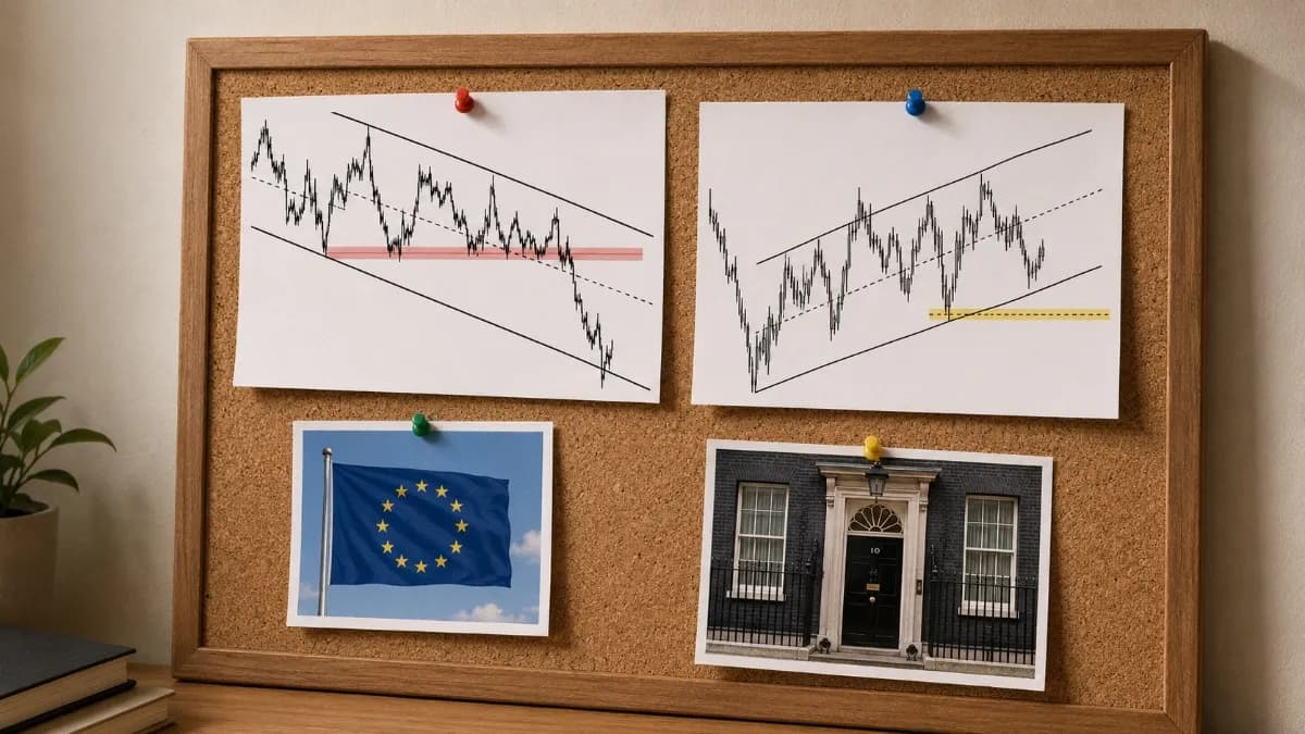 Image for article: Sterling Steadies After Political Jolt as EUR Crosses Reach Key Technical Levels