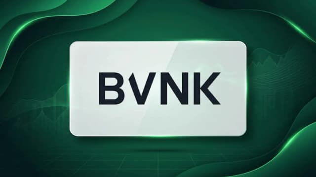 bvnk logo on tile with green background