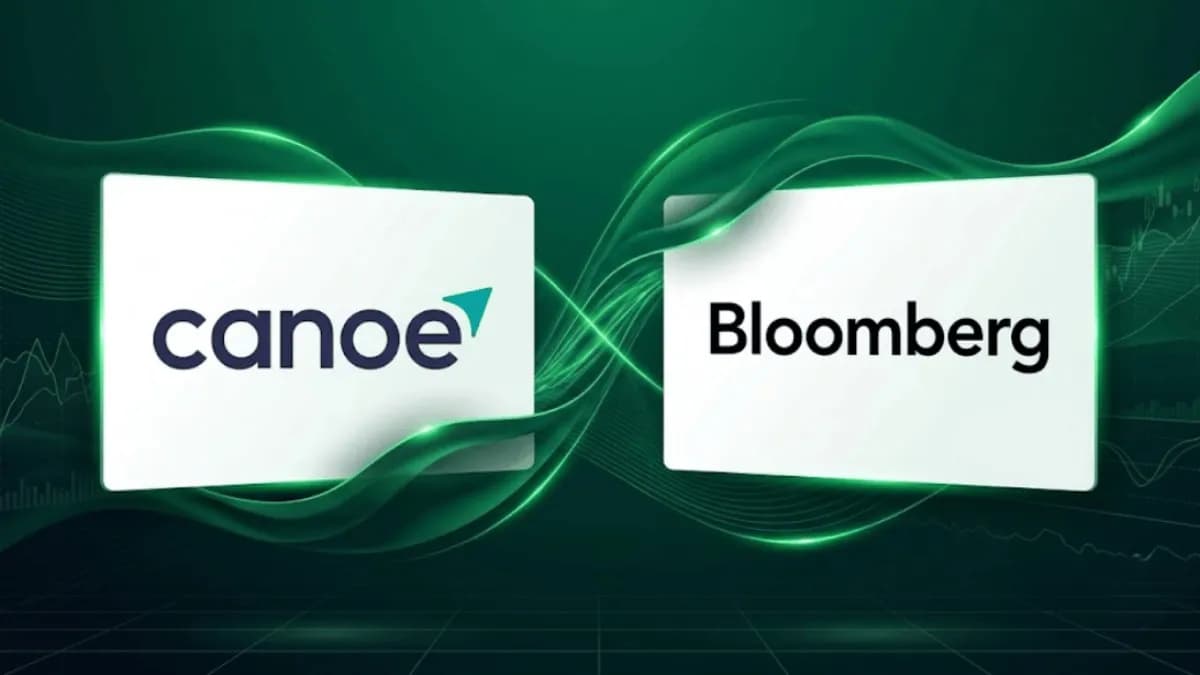 bloomberg acquisition of canoe data