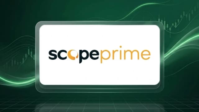 Scope Prime logo on green background