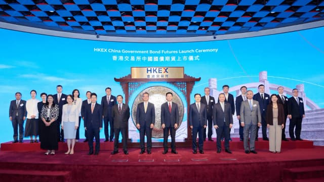 HKEX 5 year China Government Bonds futures launch ceremony