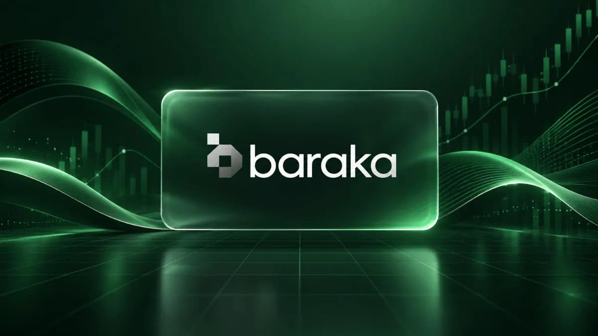 baraka logo on green background