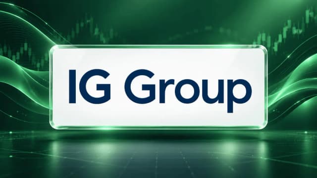 ig group logo on green background