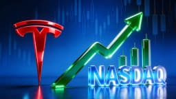 Thumbnail for Nasdaq adds 1% as Tesla reports strong earnings