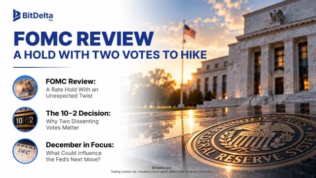 Image for article: FOMC Review : A Hold With Two Votes to Hike