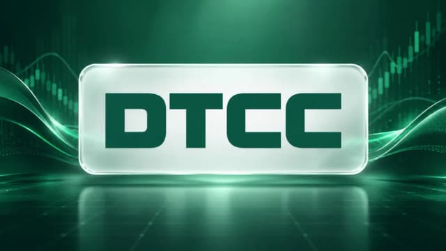 dtcc logo on green background
