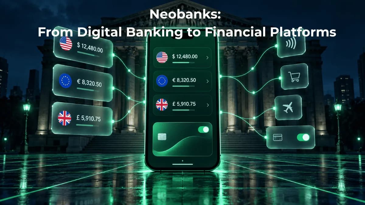 Neobanks from Digital Banking to financial platforms hero image