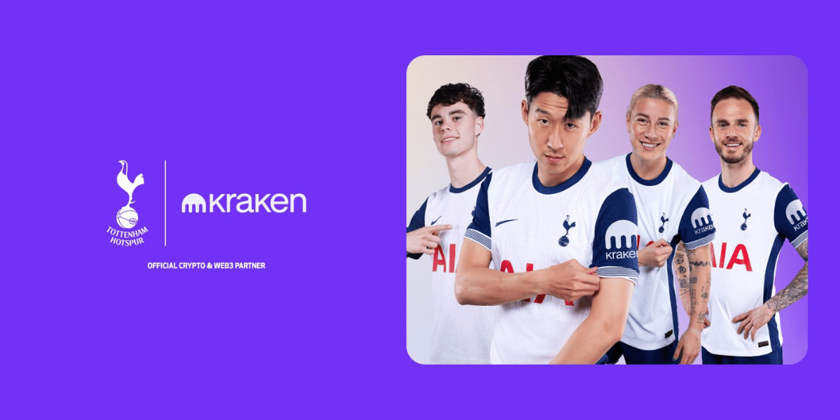 Kraken Becomes Official Sleeve Sponsor of Tottenham Hotspur Football Club for 2024/25 Season