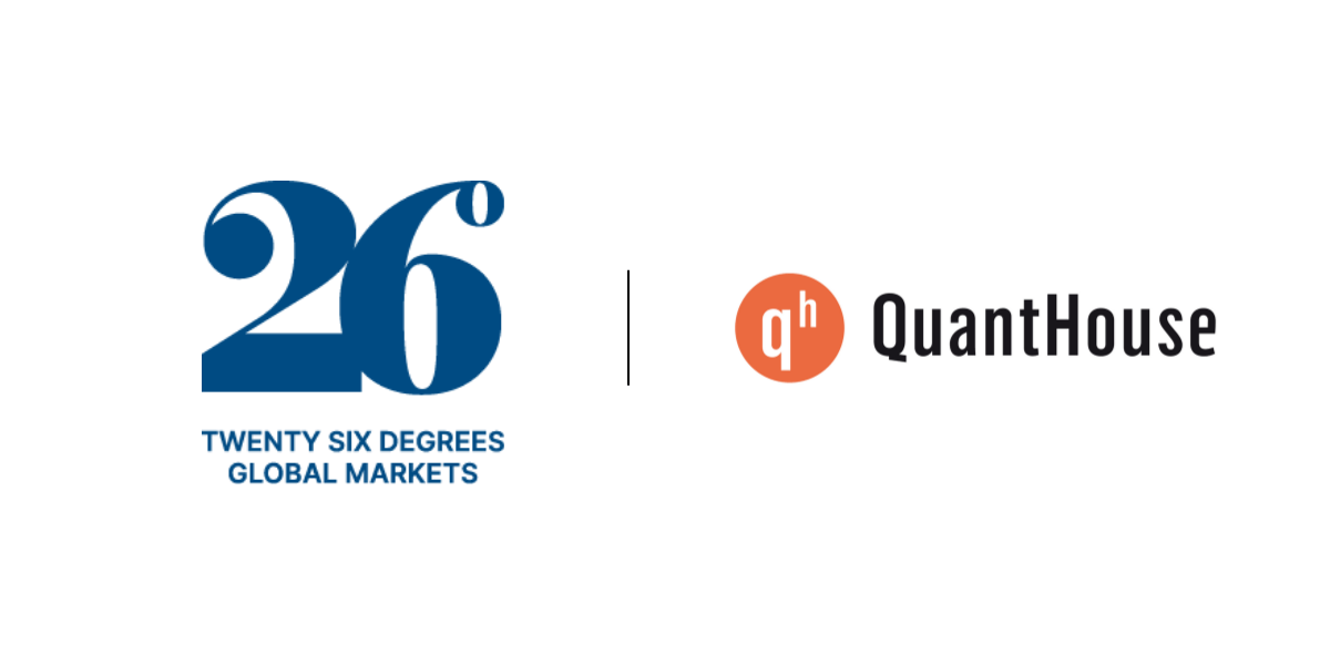 26 Degrees expands US out-of-hours equity data coverage with QuantHouse Cboe One Feed