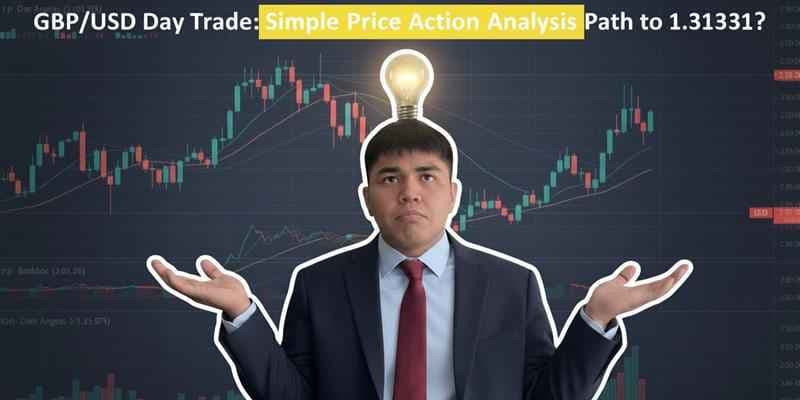 GBPUSD Day Trade: Simple Price Action Analysis Path to 1.31331?