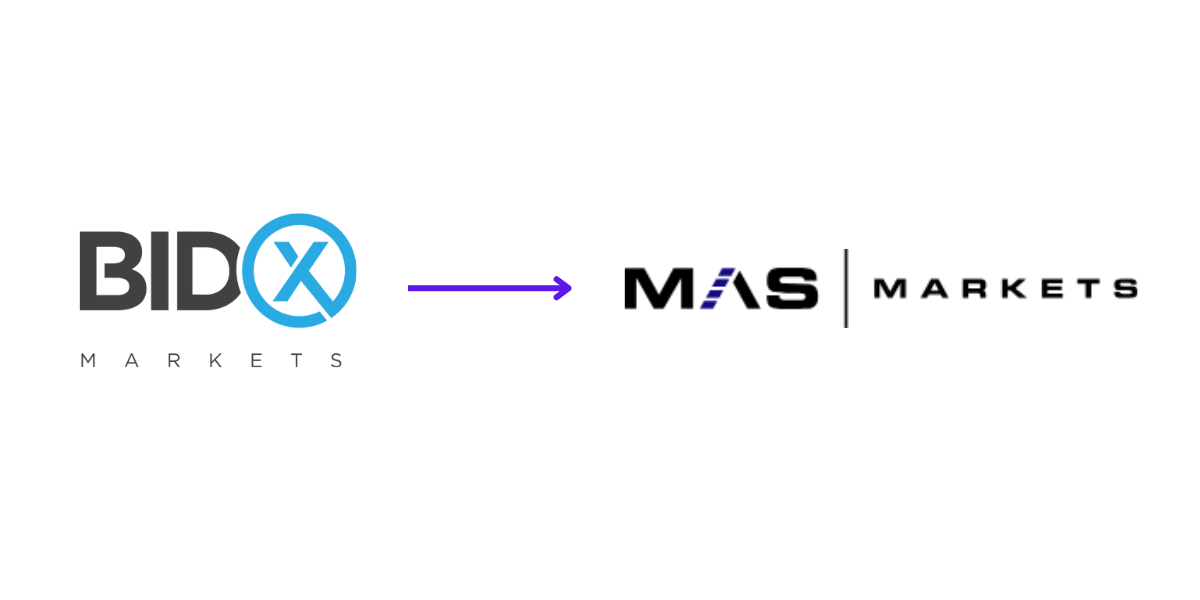 BidX Markets Rebrands as Multi Asset Solutions (MAS Markets): Focusing on Multi-Asset Liquidity and B2B Trading Technology