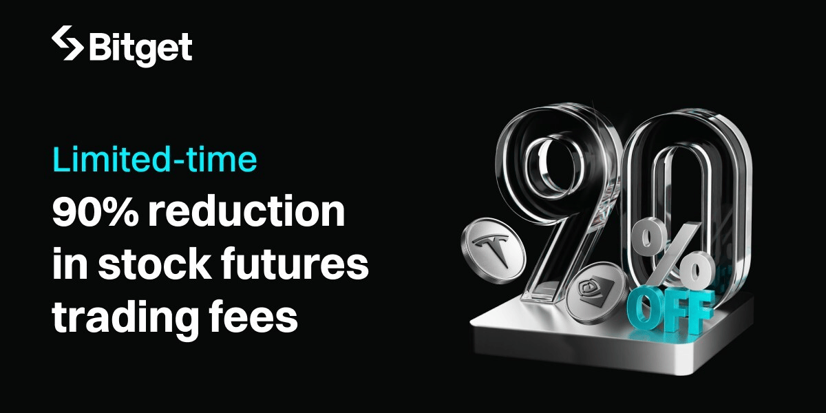 Bitget Slashes Stock Futures Trading Fees By 90% As Daily Volume Tops $300 Million