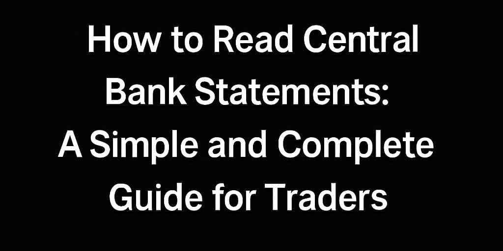 How to Read Central Bank Statements: A Simple and Complete Guide for Traders