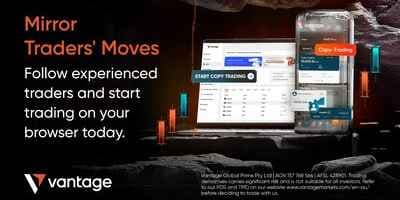 Vantage Expands Copy Trading Service to Website Portal with Bonus Incentive