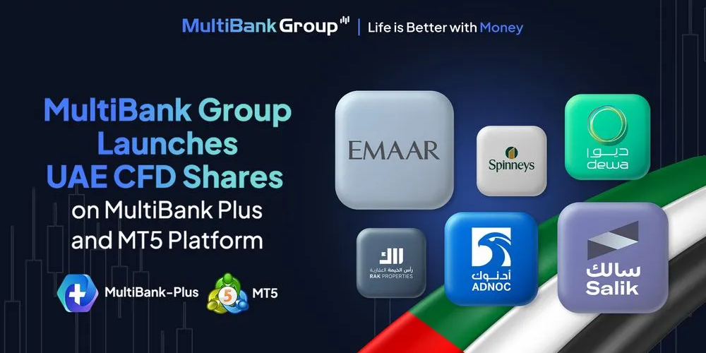MultiBank Group Introduces UAE CFD Shares Trading on MultiBank-Plus App and MT5 Platform