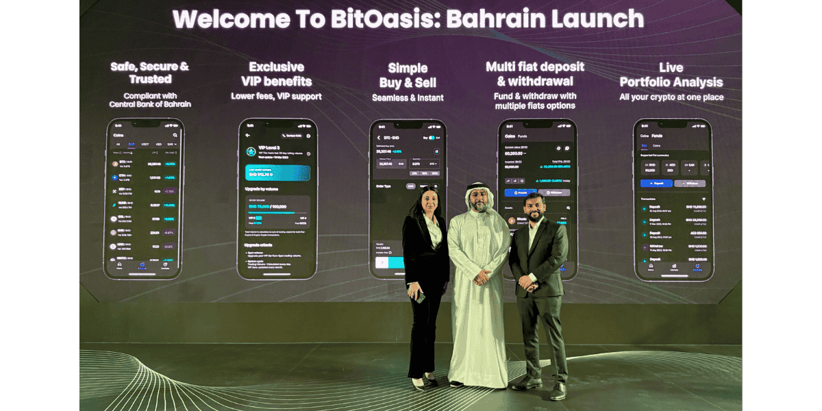 Regional Digital Asset Exchange BitOasis Launches Operations in Bahrain