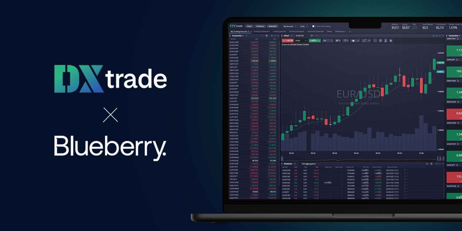 Blueberry Adds DXtrade to Multi-platform Trading Offering