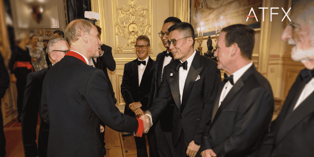 ATFX Executives And Clients Meet Prince Edward, Duke Of Edinburgh, At Windsor Castle Dinner