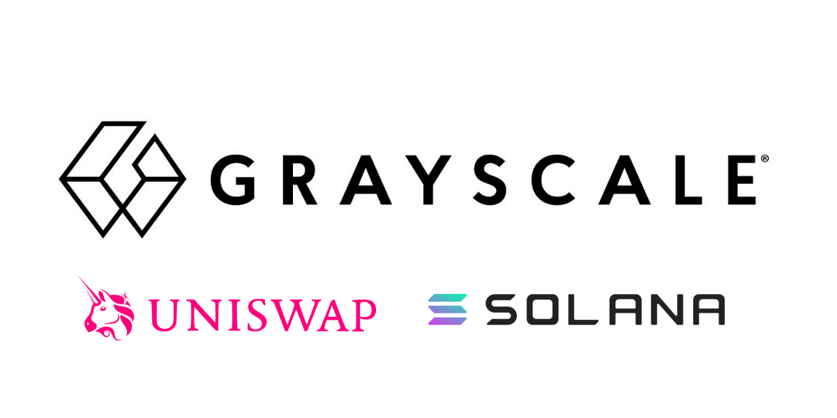Grayscale Adds Solana and Uniswap To Its Digital Large Cap Fund For First Time