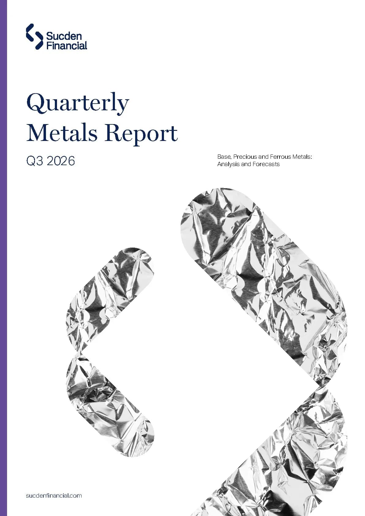 Image for Quarterly Metals Report - Q3 2026 | Sucden Financial | Sucden Financial