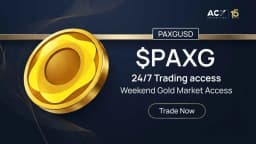 Thumbnail for ACY Securities Launches Weekend Gold Trading with New Tokenized PAXGUSD CFD