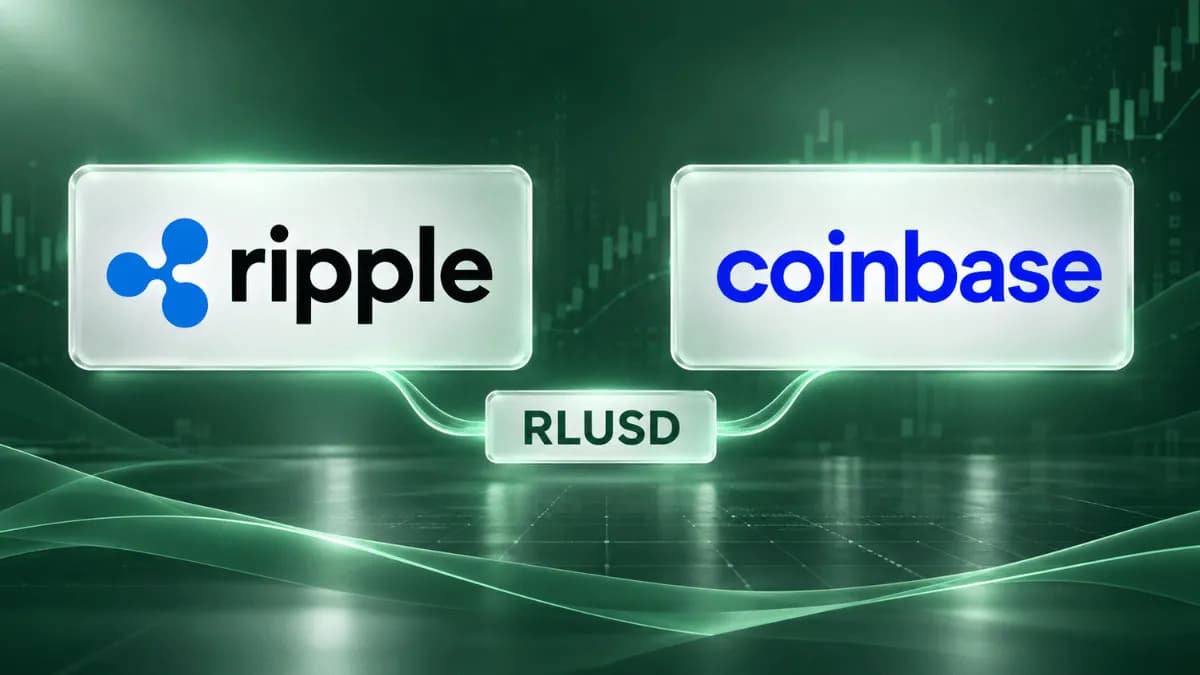 ripple logo coinbase logo rlusd