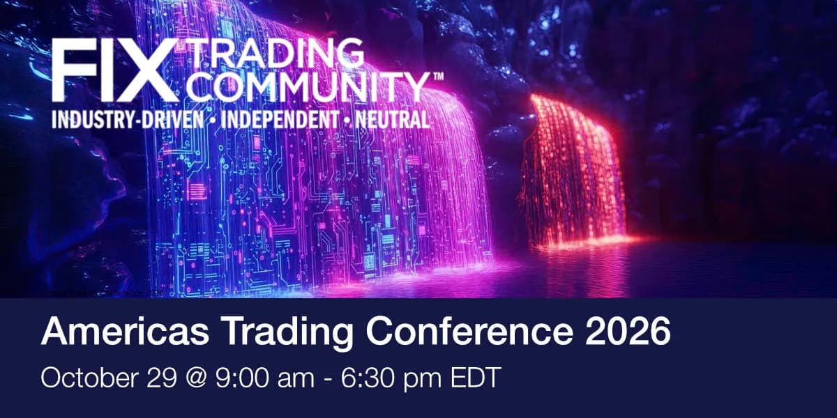 FIX Americas Trading Conference 2026 event banner