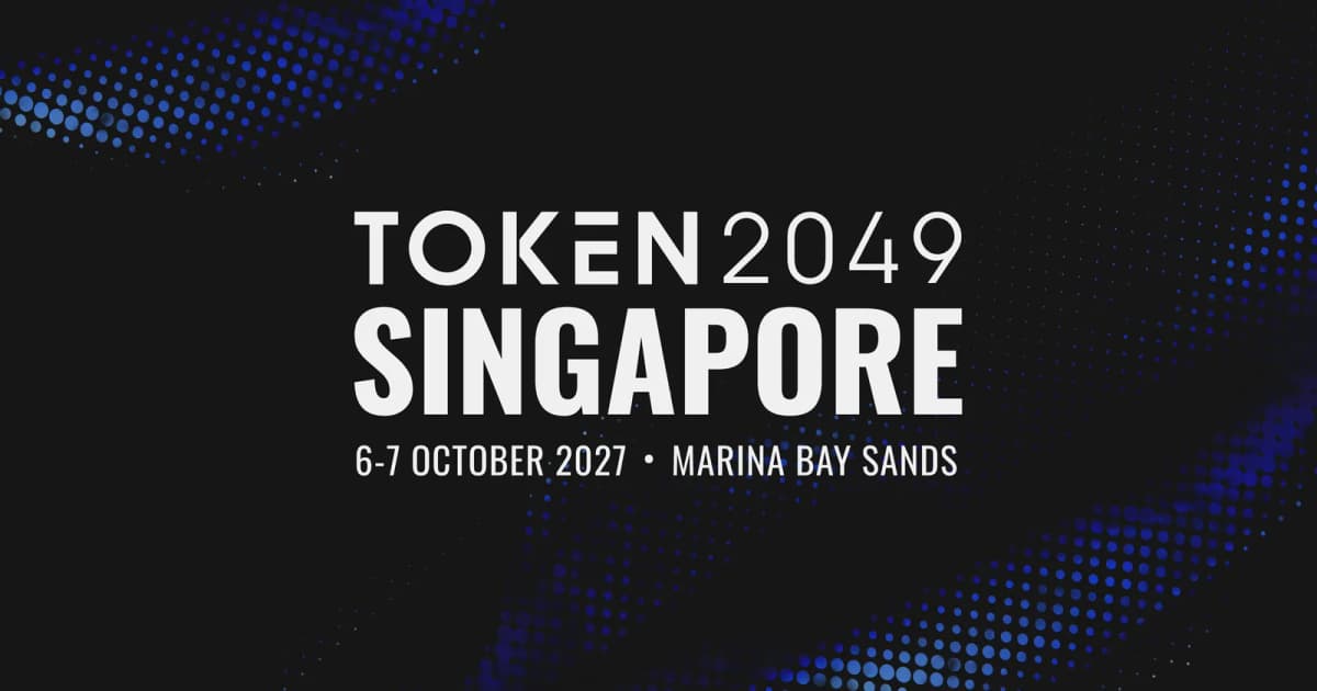 TOKEN2049 Singapore 2027 event banner