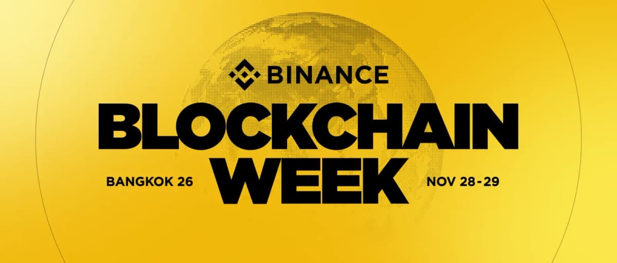 Binance Blockchain Week Bangkok 2026 event banner
