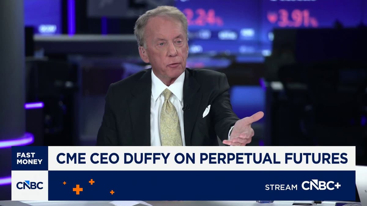 Image for Perpetual futures incite bad behavior, says CME CEO Terry Duffy