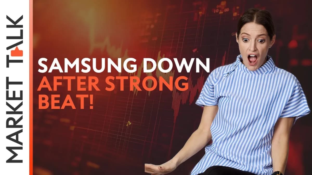 Image for Samsung down despite strong beat | MarketTalk