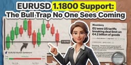 Thumbnail for EURUSD 1.1800 Support: The Bull Trap No One Sees Coming