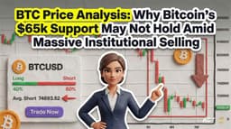 Thumbnail for BTC Price Analysis: Why Bitcoin's $65k Support May Not Hold Amid Massive Institutional Selling