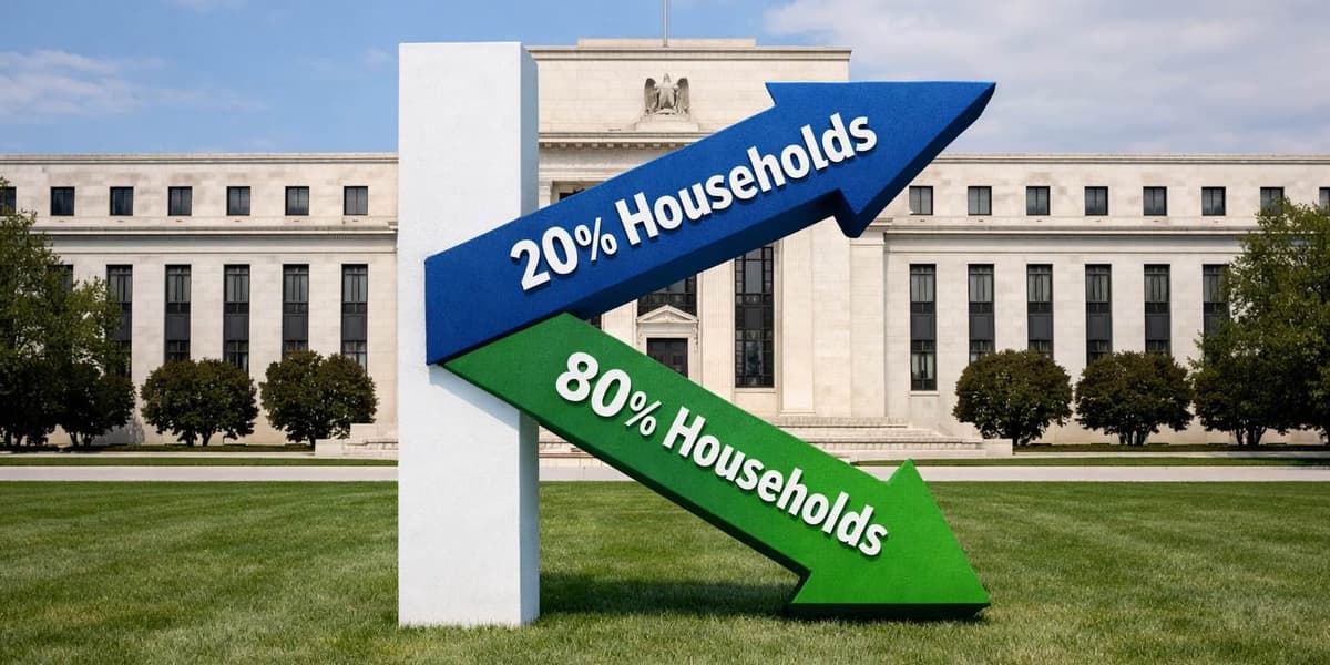 A K-Shaped Economy, Sticky Inflation, and a Bullish EUR/USD Triangle