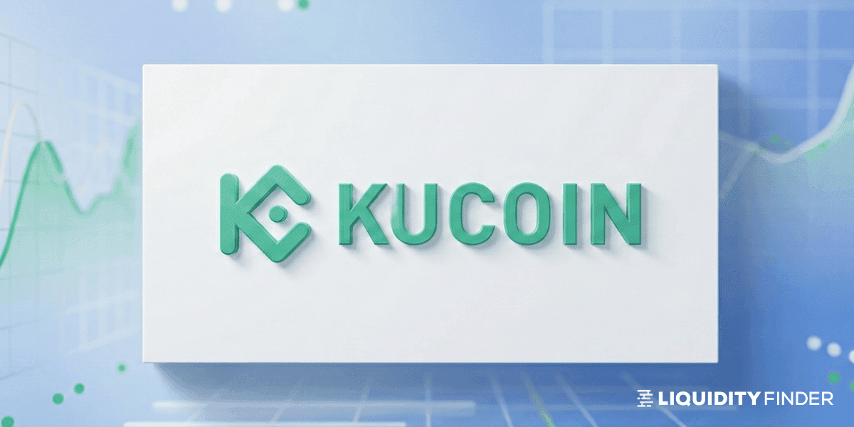 Digital illustration of KuCoin logo superimposed over a map of Europe, symbolizing the exchange's new MiCAR regulatory licence in Austria.