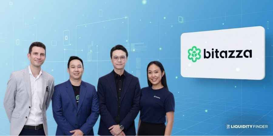Bitazza and B2C2 team, representing their strategic partnership for institutional digital asset liquidity in Thailand.
