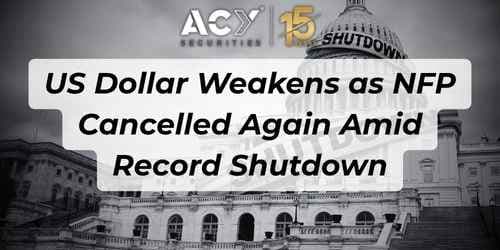 US Dollar Weakens as NFP Cancelled Again Amid Record Shutdown