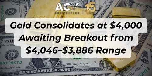 Gold Holds the Line at $4,000 as Markets Await Breakout Confirmation