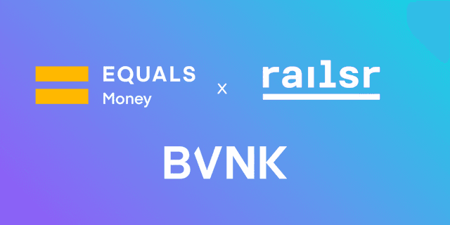 Image for article: Equals Money x Railsr and BVNK Partner to Deliver Instant USDC Stablecoin Payments for Global Businesses