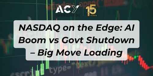 Image for article: NASDAQ on the Edge: AI Boom Meets Government Shutdown - Next Big Move Loading…
