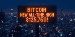 Thumbnail for Bitcoin Surges to New All-Time Highs of $125K Over Weekend!