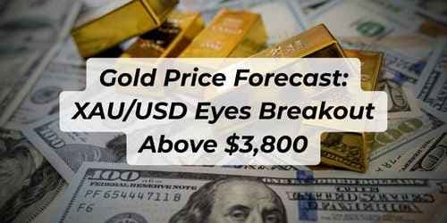 Image for article: Gold Price Forecast: XAU/USD Eyes Breakout Above $3,800